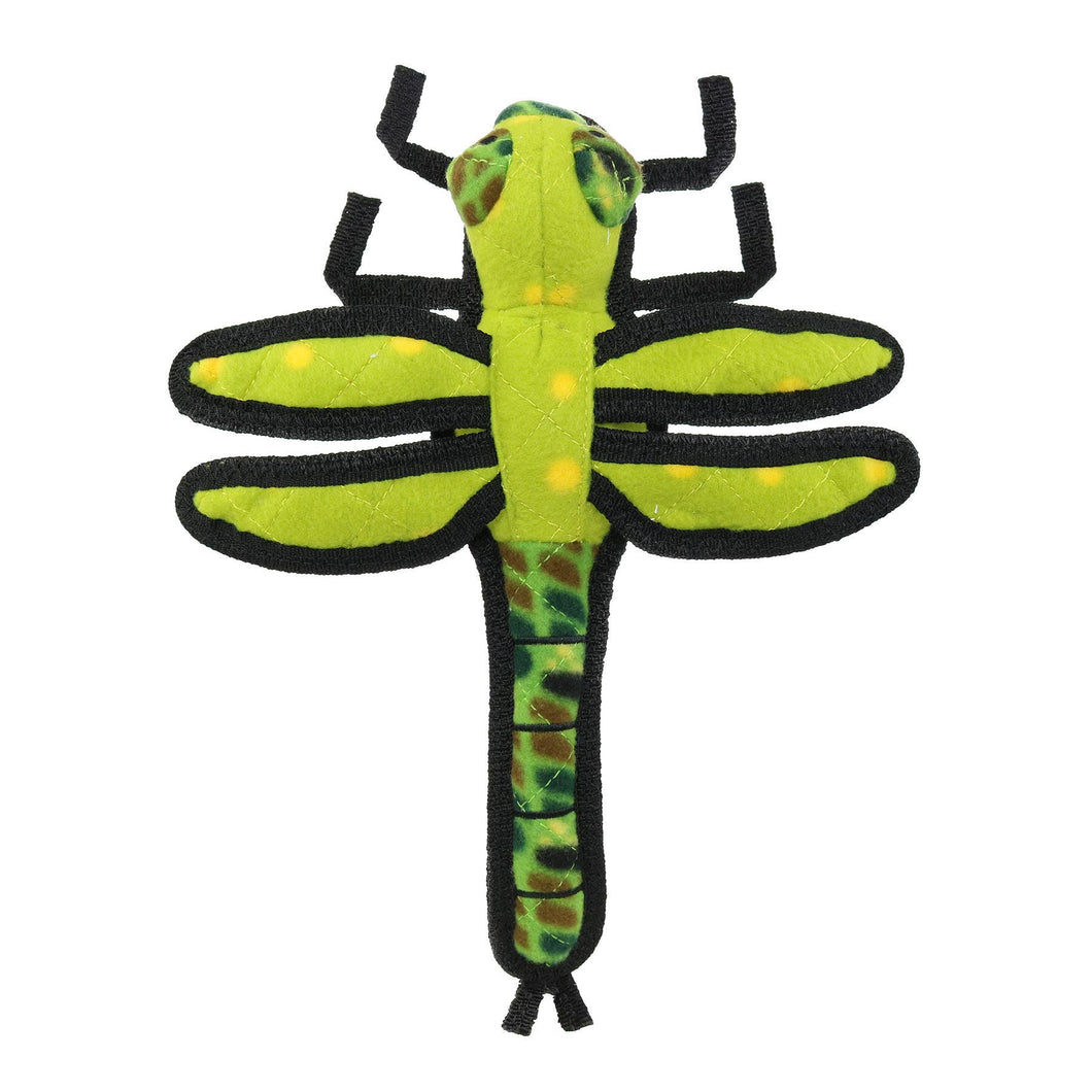 Tuffy Bug Dragonfly Green, Durable, Tough, Squeaky Dog Toy
