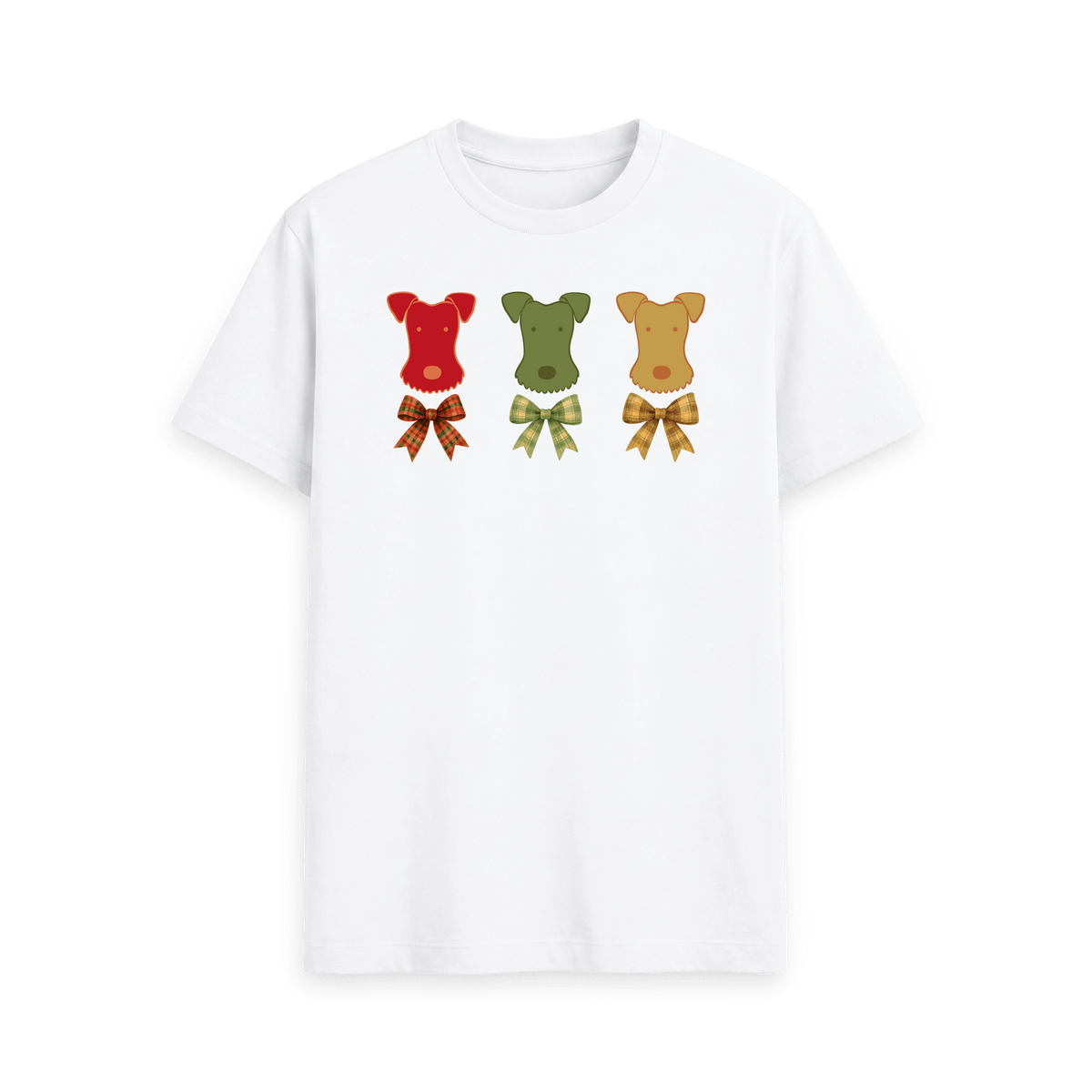 White Printed T-shirt Front