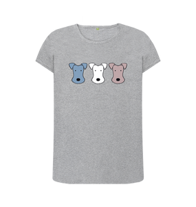 Athletic Grey Foxy! Fox Terrier T-Shirt