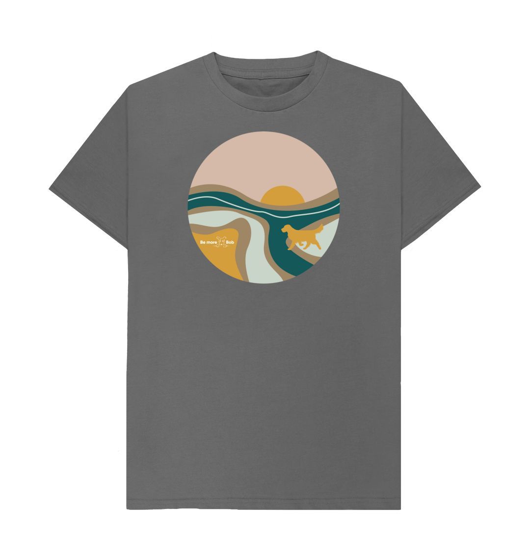 Slate Grey Be More Bob T-Shirt - Follow Me