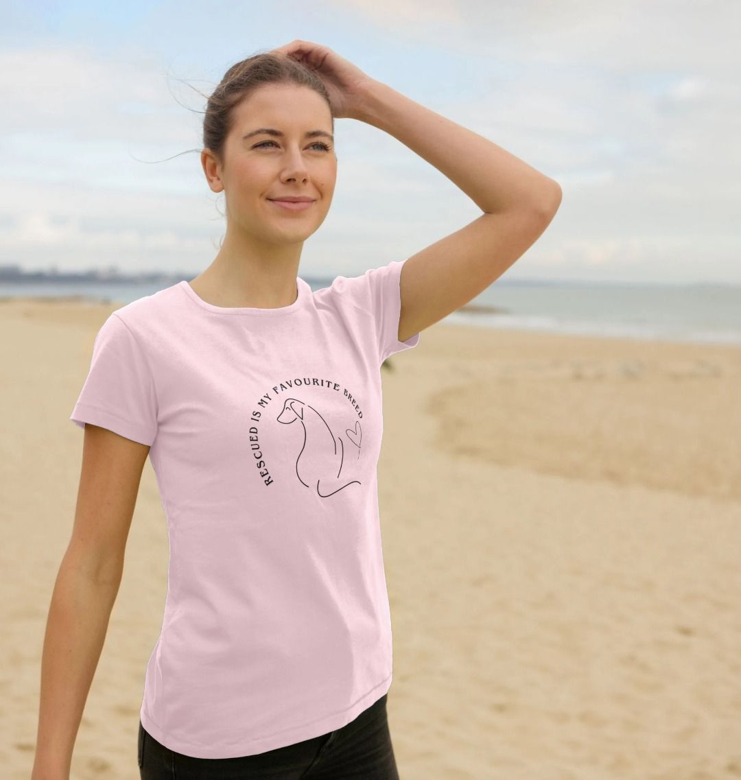 Rescued is my favourite breed - Women's T-Shirt