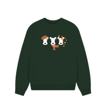 Load image into Gallery viewer, Evergreen Printed Sweater Front