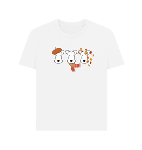 White Printed T-shirt Front