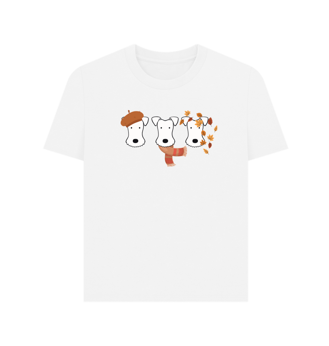 White Printed T-shirt Front