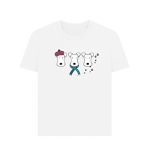 Load image into Gallery viewer, White Printed T-shirt Front