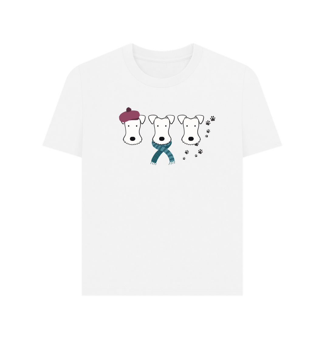 White Printed T-shirt Front