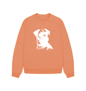 Apricot Border Terrier Oversized Sweatshirt