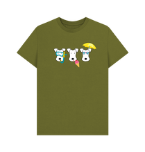 Load image into Gallery viewer, Moss Green Printed T-shirt