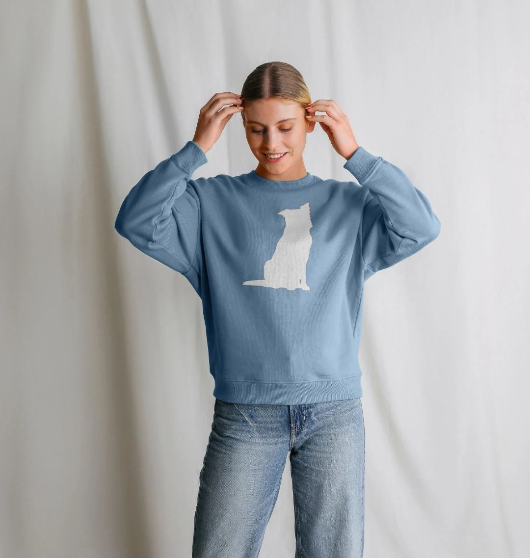 Border Collie Oversized Sweatshirt