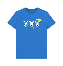 Load image into Gallery viewer, Bright Blue Printed T-shirt