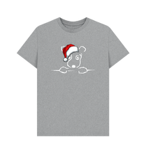 Load image into Gallery viewer, Athletic Grey Be More Bob this Xmas T-shirt!