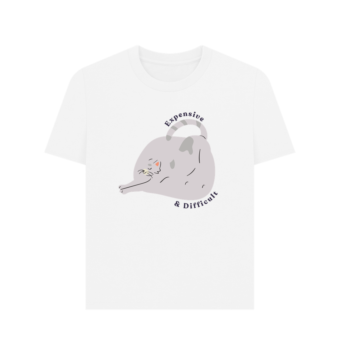 White Printed T-shirt Front