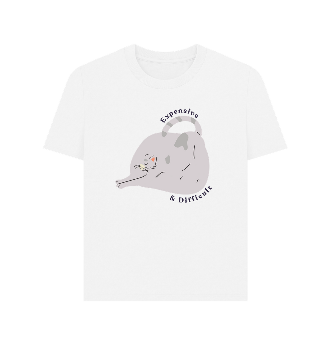 White Printed T-shirt Front