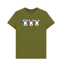 Load image into Gallery viewer, Moss Green Printed T-shirt