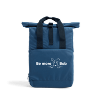 Load image into Gallery viewer, Airforce Blue Be More Bob roll top backpack