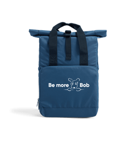 Airforce Blue Be More Bob roll top backpack