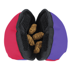 The Clam - Treat dispensing training toy: Pink & Purple