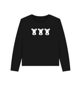 Black Foxy! Women's Heavyweight Long Sleeve T-Shirt