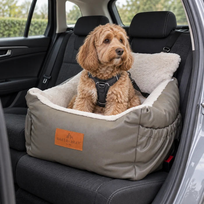 Baker & Bray Memory Foam Dog Car Seat