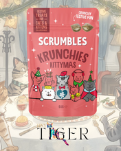 Load image into Gallery viewer, Scrumbles Krunchies Christmas Cat Treats