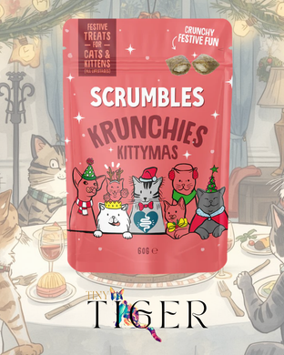Scrumbles Krunchies Christmas Cat Treats