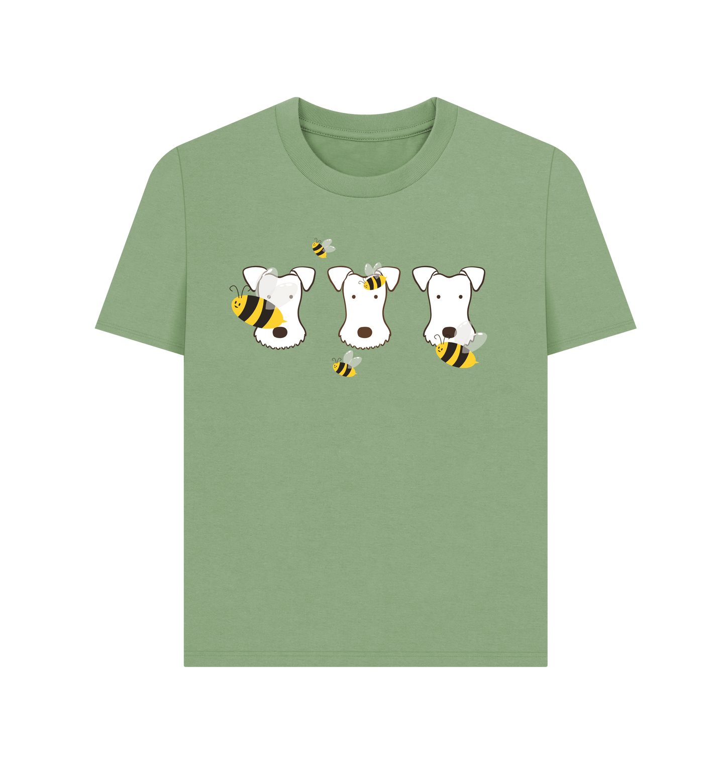 Sage Printed T-shirt Front