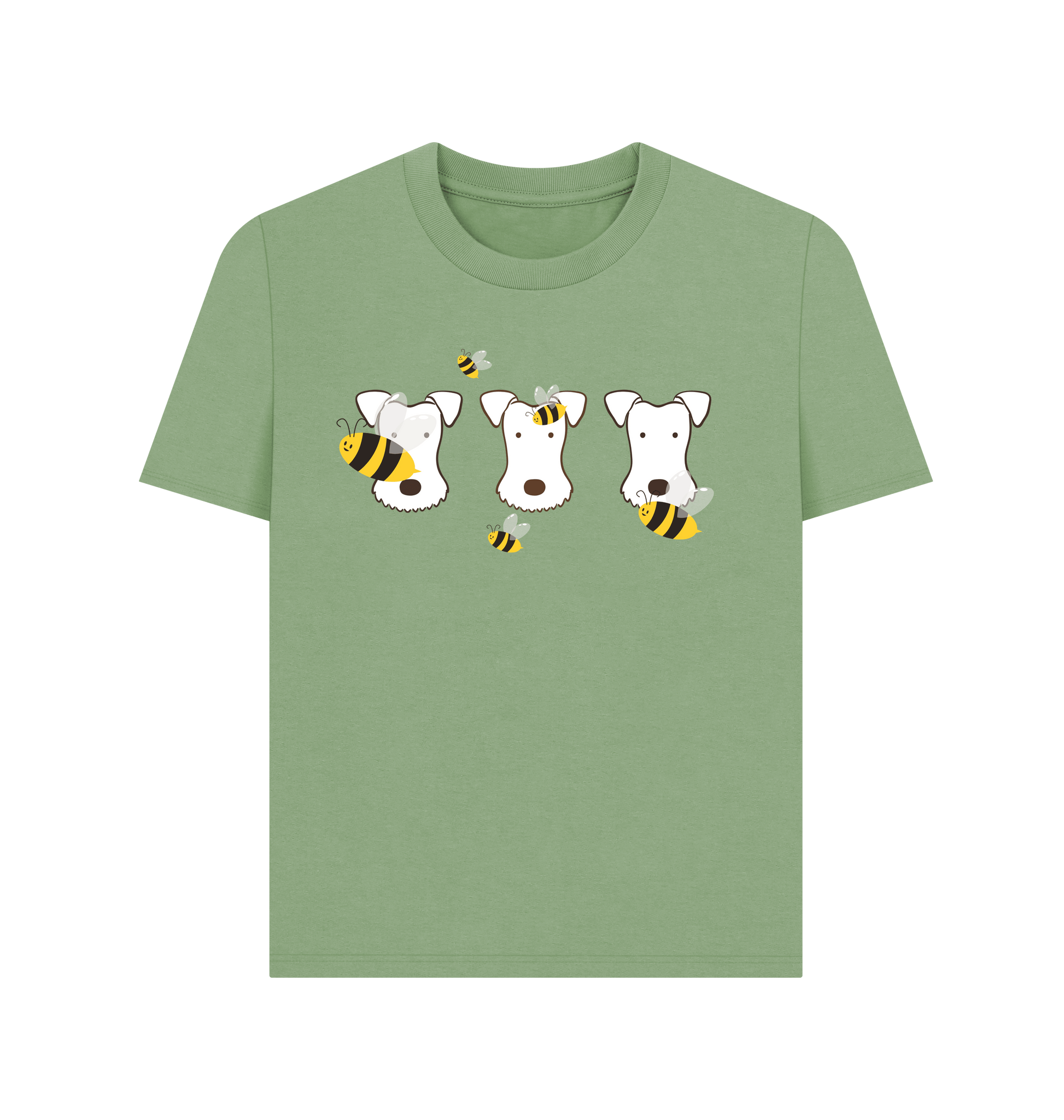 Sage Printed T-shirt Front
