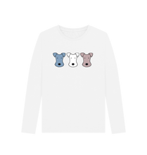 Load image into Gallery viewer, White Foxy! Long Sleeve T-shirt