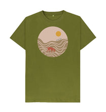 Load image into Gallery viewer, Moss Green Be More Bob T-Shirt - On the scent