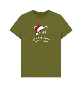 Moss Green Be More Bob this Xmas T-shirt!