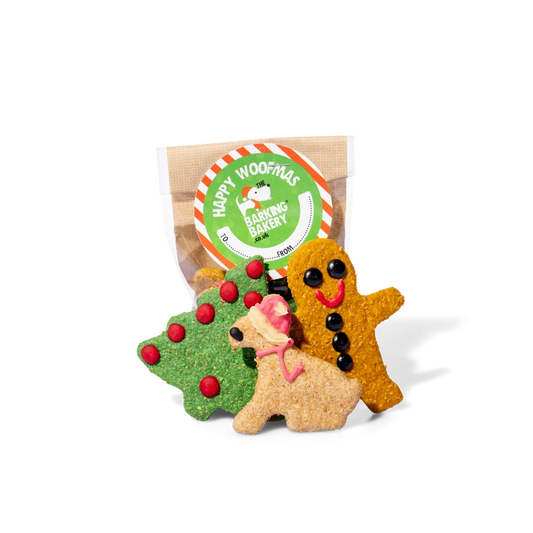 Barking Bakery | Yappy Woofmas Cheesy Biscuits | Made in UK