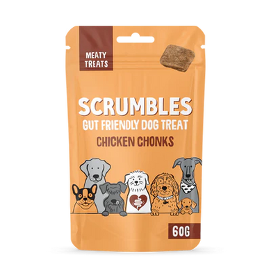 Scrumbles Chicken Chonks: Meaty Dog Treats