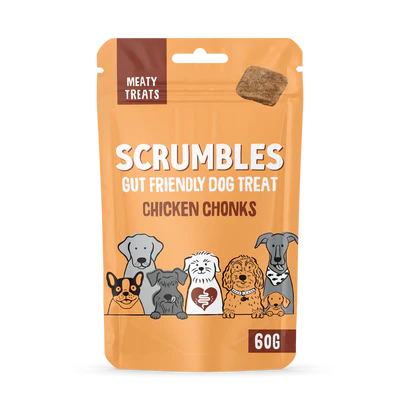 Scrumbles Chicken Chonks: Meaty Dog Treats