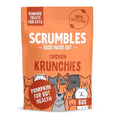 Scrumbles Chicken Krunchies: Pillow Cat Treats