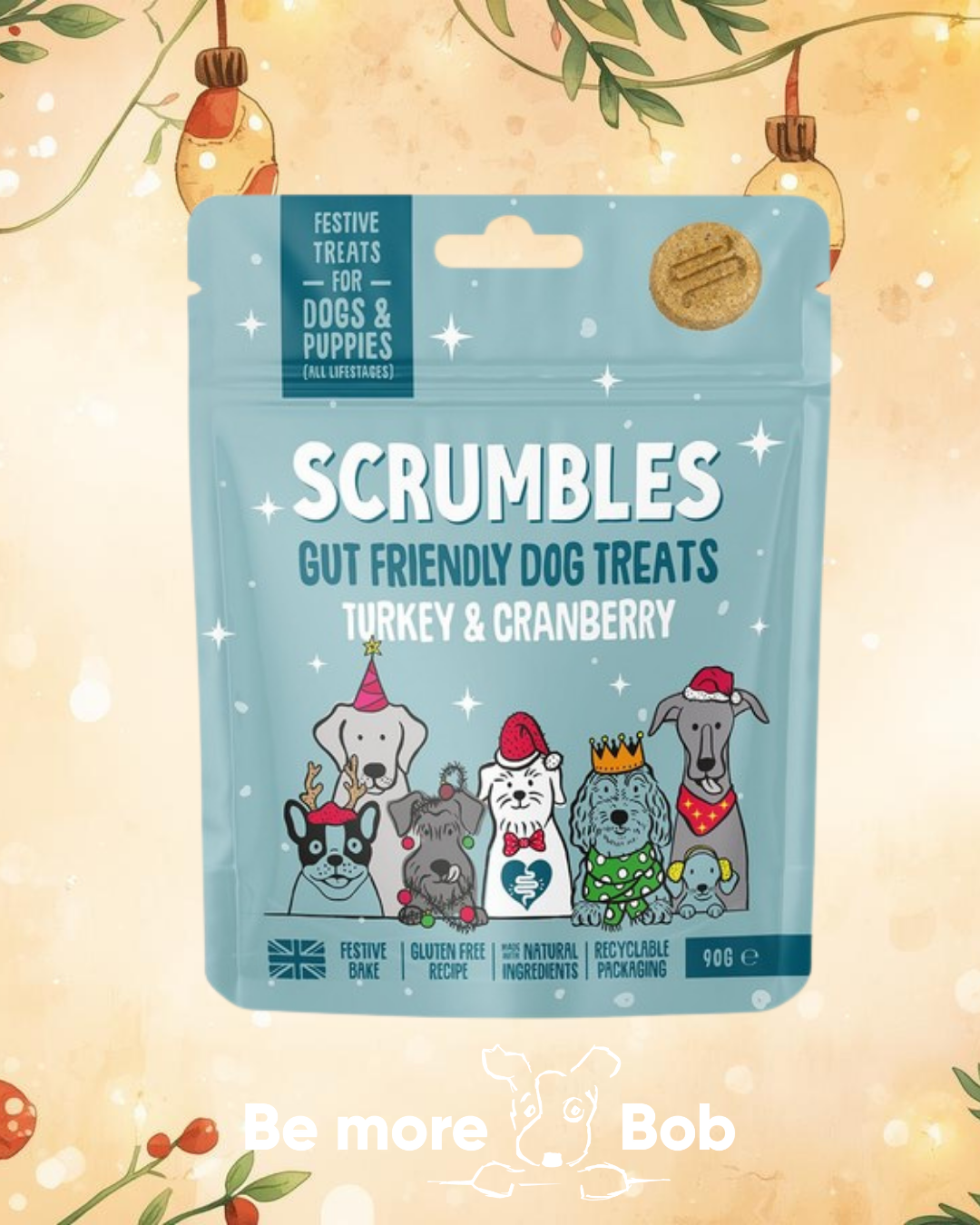 Scrumbles Christmas Dog Treats Turkey Softies