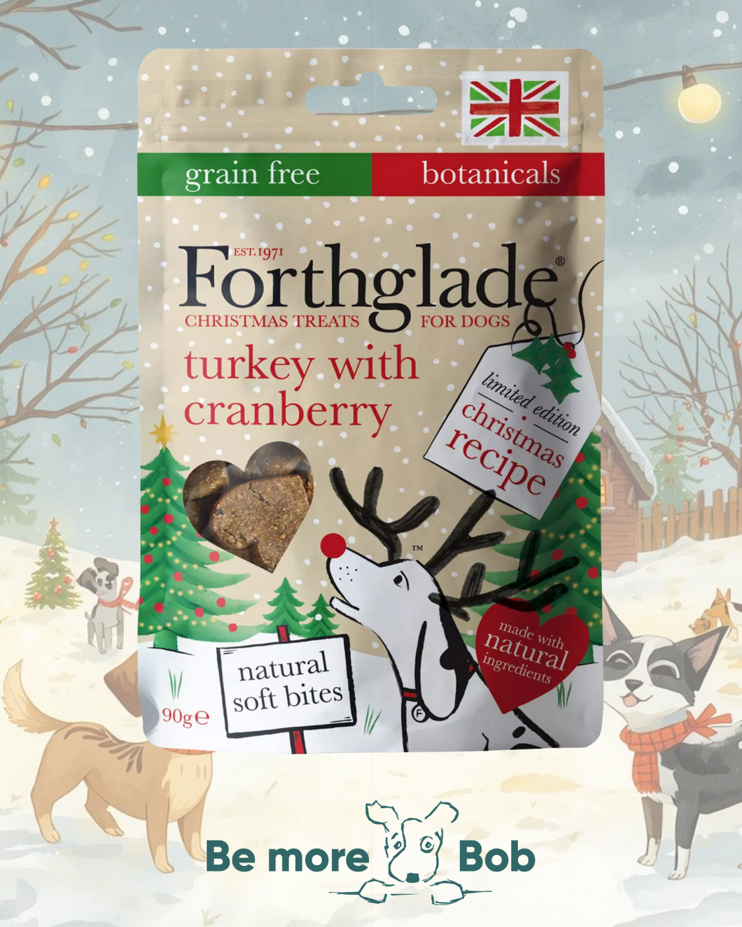 Forthglade Turkey with cranberry soft bites
