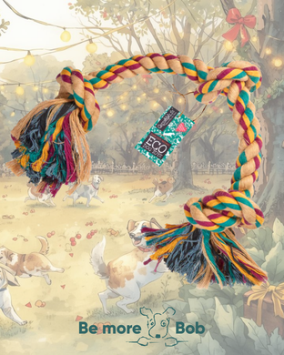 Green & Wilds Big Rope 3 Knot, Eco Dog Toy