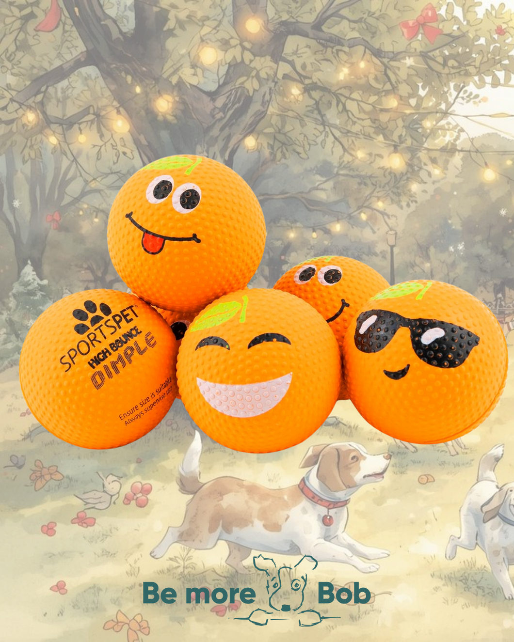 Sportspet High Bounce Dimple Scented Mandarines