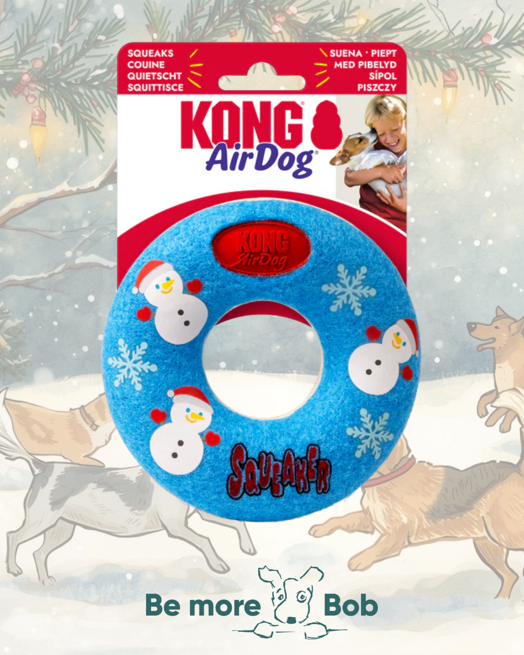 KONG Christmas Airdog Donut