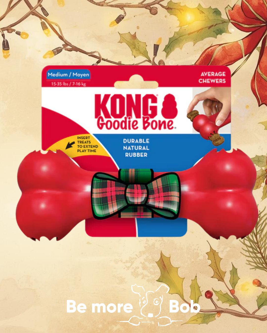 KONG Holiday Goodie Bone