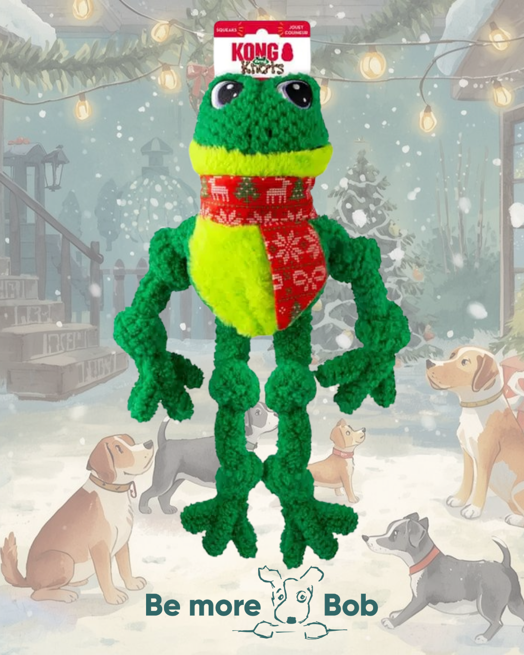 KONG Holiday Knots Frog