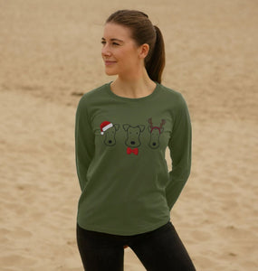 Foxy Christmas! Long Sleeve Tshirt