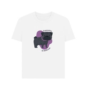White Printed T-shirt Front