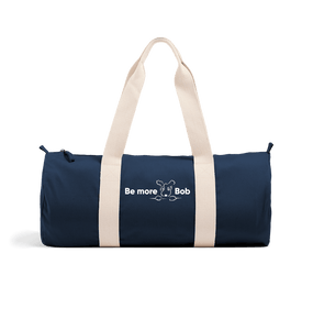 French Navy Be More Bob organic duffle bag