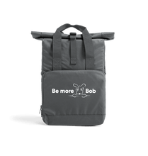 Load image into Gallery viewer, Graphite Grey Be More Bob roll top backpack