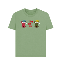 Load image into Gallery viewer, Sage Printed T-shirt Front