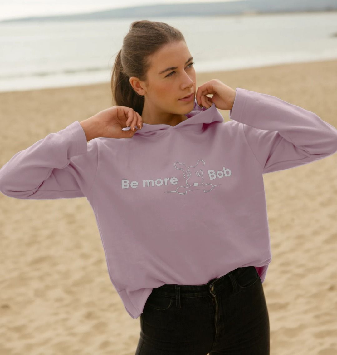 Be More Bob women's relaxed hoodie