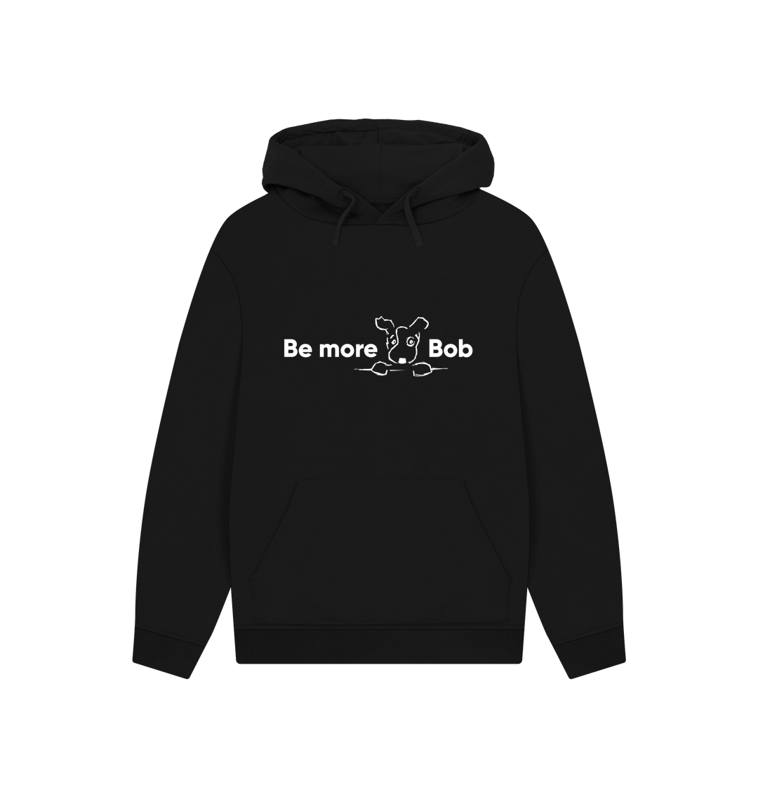 Black Be More Bob pocket hoody