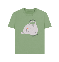 Load image into Gallery viewer, Sage Printed T-shirt Front
