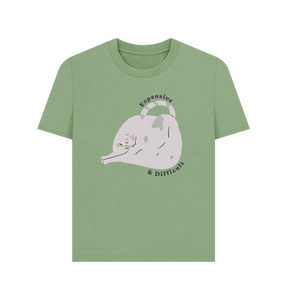 Sage Printed T-shirt Front